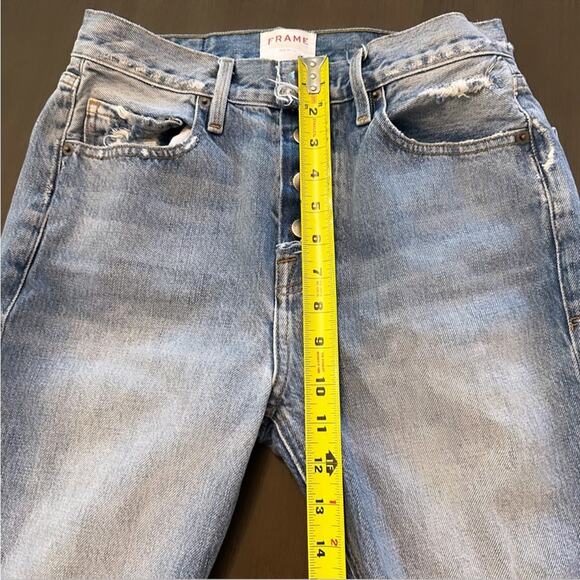 FRAME Le Original High-Rise Rigid Re-Release Straight Jeans - Picture 7 of 9